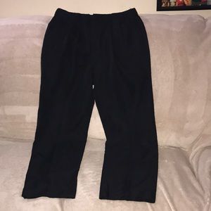 Haggar black label black dress pants 33x30 💕
